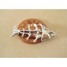 Fish Bones Sterling Silver Charm