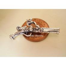 Flintlock Pistol Sterling Silver Charm