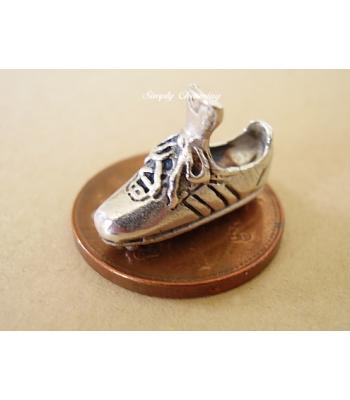 Football-Soccer Boot Sterling Silver Charm