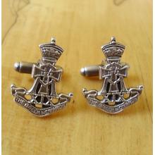 Sterling Silver British Military The Green Howards Cufflinks