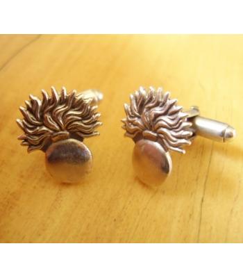 Sterling Silver British Army Grenadier Guards Regiment Cufflinks