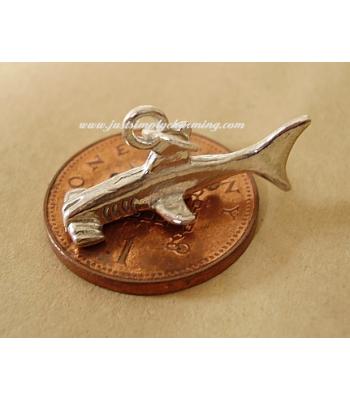 Hammerhead Shark Sterling Silver Charm