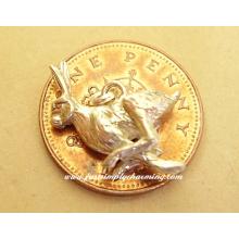 Running Hare Sterling Silver Charm