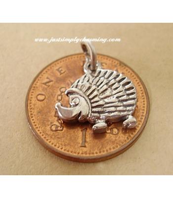 Sterling Silver Hedgehog Charms