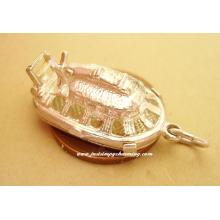 Hovercraft Opening Sterling Silver Charm