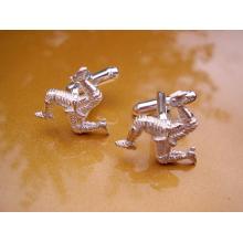 Sterling Silver Isle of Man Legs Cufflinks