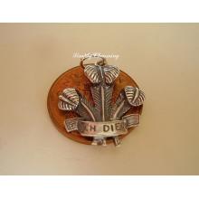 Prince of Wales Feathers Sterling Silver Charm