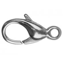 Sterling Silver Caribiner Trigger Clasp 15mm