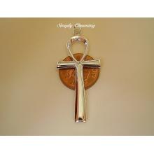 Key of Life (ANKH) Cross Sterling Silver Pendant