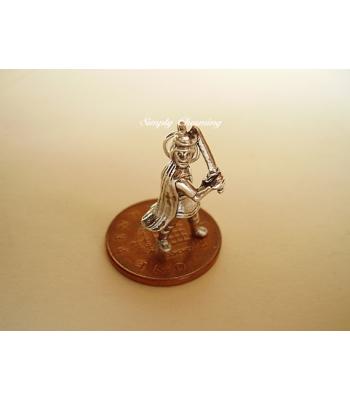 Knight Sterling Silver Charm