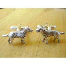 Sterling Silver Labrador Dog Cufflinks