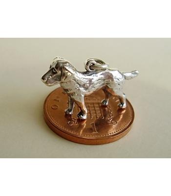 Labrador Dog Sterling Silver Charm