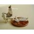 Old Lady in Shoe Opening Sterling Silver Charm