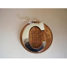 Letter C Sterling Silver Charm