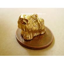 Lhasa Apso 9ct Gold Charm