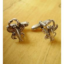 Sterling Silver Lobster Crayfish Cufflinks