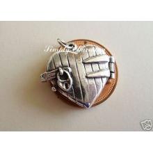 Locket With Loving Couple Sterling Silver Charm