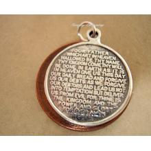Lords Prayer Traditional English Version Sterling Silver Charm