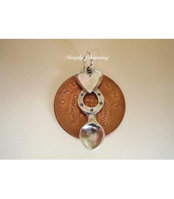 Welsh Lovespoon Sterling Silver Charm