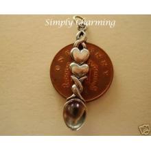 Welsh Lovespoon Sterling Silver Charm