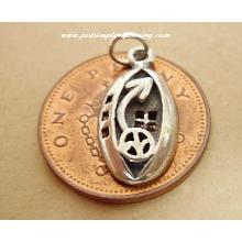 Mackintosh Style Sterling Silver Charm