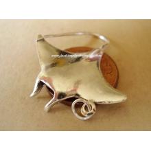 Manta Ray Sterling Silver Charm or Pendant
