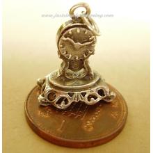 Mantle Clock Sterling Silver Charm
