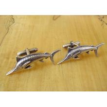 Sterling Silver Fishing Marlin Cufflinks