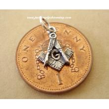 Masonic Sterling Silver Charm
