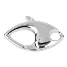 Sterling Silver Navette Trigger Clasp 26mm