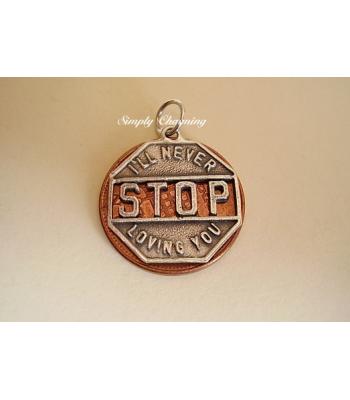 I'll Never Stop Loving You Sterling Silver Charm