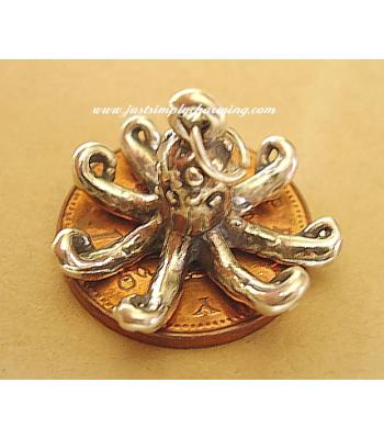 Octopus Sterling Silver Charm