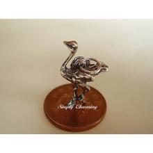 Ostrich Sterling Silver Charm