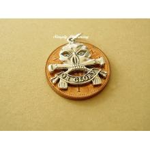 Sterling Silver Charms - 17/21 Lancers Regiment Charm or Pendant