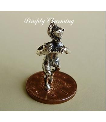 Pan with Pipes Sterling Silver Charm