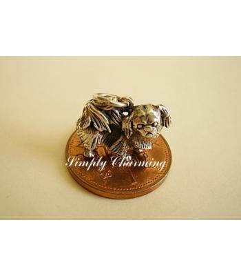 Pekingnese Sterling Silver Charm