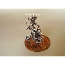 Penny Farthing Bicycle Sterling Silver Charm