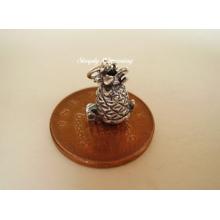 Pineapple Opening Sterling Silver Charm