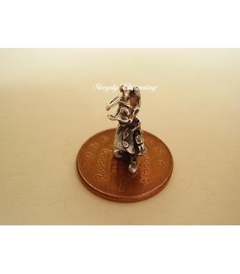 Pinnochio Moving Sterling Silver Charm