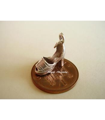 Platform Shoe Sterling Silver Charm