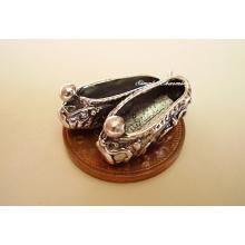 Pom Pom Slippers Sterling Silver Charm