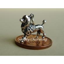 Poodle Dog Sterling Silver Charm
