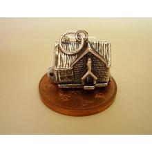 Old English Pub Opening Sterling Silver Charm