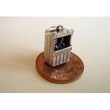 Punch & Judy Moving Sterling Silver Charm
