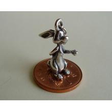 Rabbit From Pooh Bear Sterling Silver Charm
