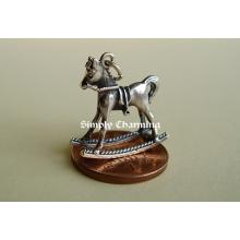 Rocking Horse Sterling Silver charm