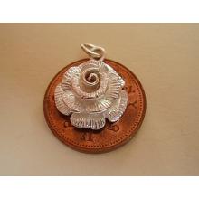 Rose Sterling Silver Charm