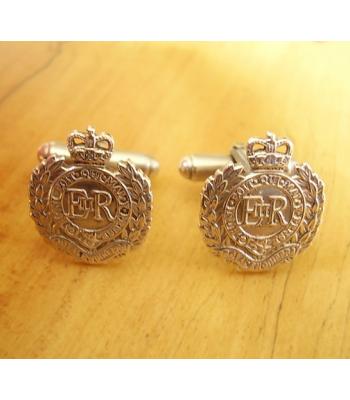 Sterling Silver British Army Royal Engineers Cufflinks