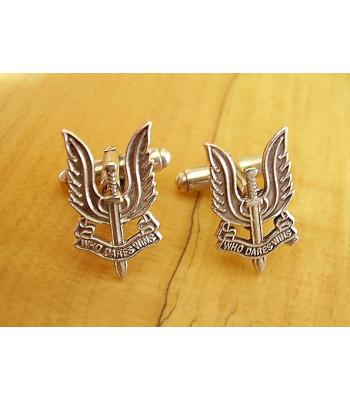 Sterling Silver British Army SAS Special Air Service Cufflinks
