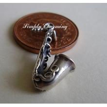 Saxophone Sterling Silver Charm